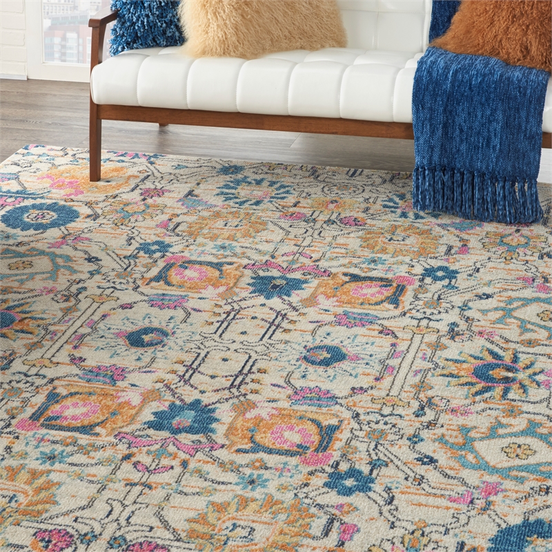 Nourison Passion 9' x 12' Ivory Fabric Bohemian Area Rug (9' x 12')