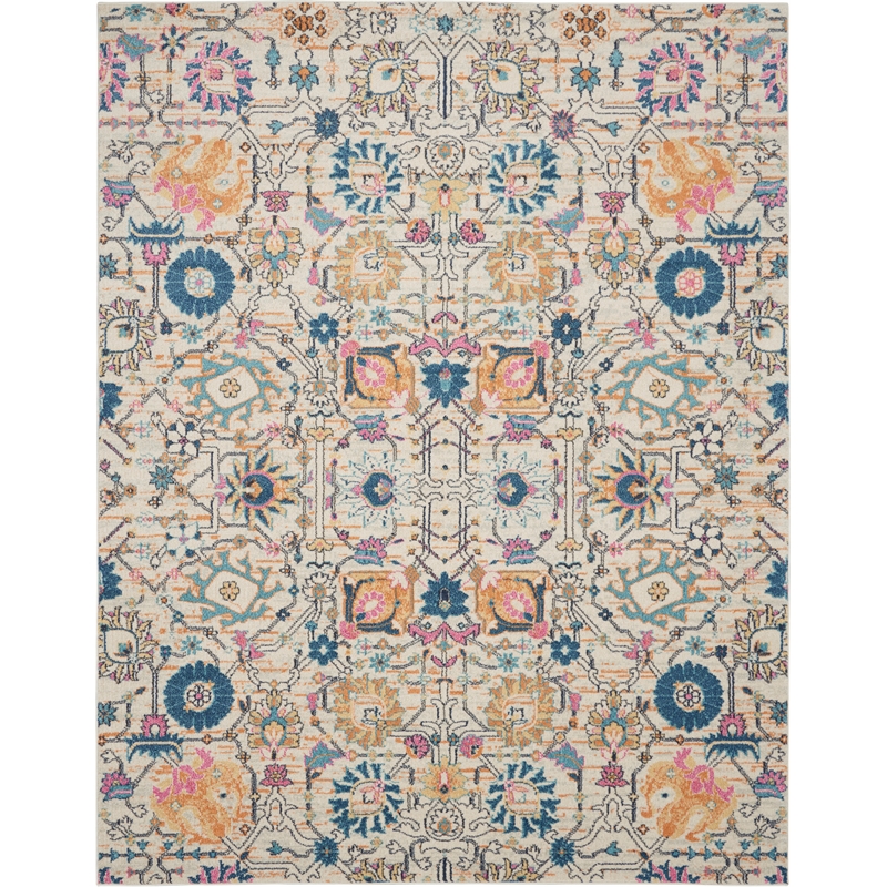Nourison Passion 9' x 12' Ivory Fabric Bohemian Area Rug (9' x 12')
