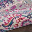 Nourison Passion 9' x 12' Gray and Pink Fabric Bohemian Area Rug (9' x 12')