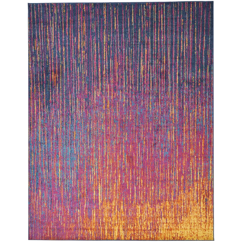 Nourison Passion 9' x 12' Multicolor Modern Indoor Rug