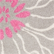 Nourison Passion 5' x 7' Pink and Gray Fabric Contemporary Area Rug (5' x 7')