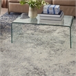 Nourison Passion 8' x 10' Charcoal Ivory Fabric Modern Area Rug (8' x 10')