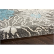 Nourison Passion 8' x 10' Charcoal/Blue Contemporary Indoor Rug Polypropylene