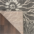 Nourison Passion 8' x 10' Charcoal/Blue Contemporary Indoor Rug Polypropylene