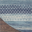 Nourison Passion 8' x round Navy Blue Bohemian Indoor Rug Polypropylene