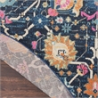 Nourison Passion 8' x Round Navy Fabric Bohemian Area Rug (8' Round)