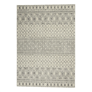 Nourison Passion 5'3&quot x 7'3&quot Ivory/Grey Bohemian Indoor Rug Polypropylene