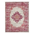 Nourison Passion 8' x 10' Pink and White Fabric Bohemian Area Rug (8' x 10')
