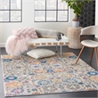 Nourison Passion 5' x 7' Ivory Multicolor Fabric Bohemian Area Rug (5' x 7')