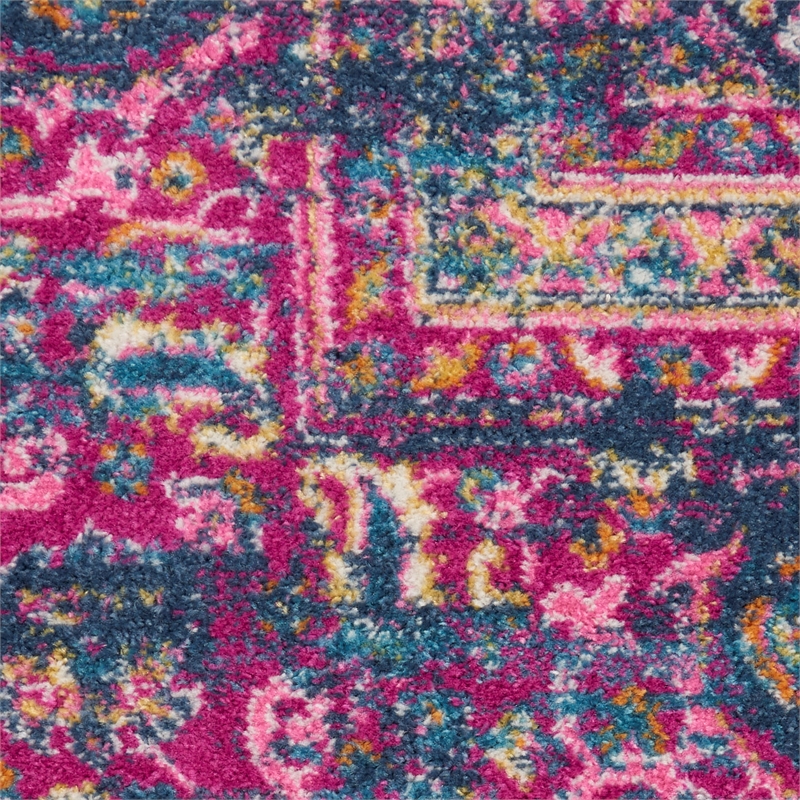 Nourison Passion 7' x 10' Blue Fabric Bohemian Area Rug (7' x 10')