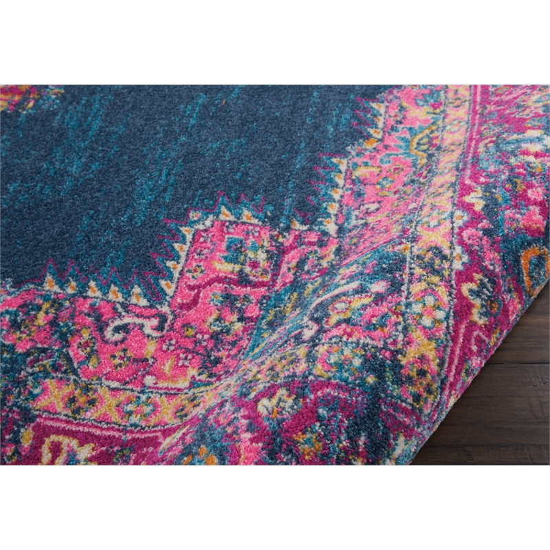 Nourison Passion 7' x 10' Blue Fabric Bohemian Area Rug (7' x 10')