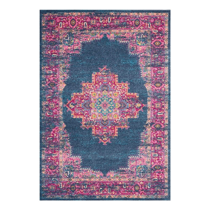 Nourison Passion 7' x 10' Blue Fabric Bohemian Area Rug (7' x 10')