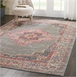 Nourison Passion 7' x 10' Gray Fabric Bohemian Area Rug (7' x 10')