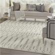 Nourison Passion 8' x 10' Ivory/Grey Bohemian Indoor Rug Polypropylene