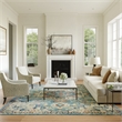 Nourison Passion 8' x 10' Ivory/Light Blue Bohemian Indoor Rug Polypropylene