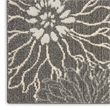 Nourison Passion 9' x 12' Charcoal/Blue Contemporary Indoor Rug Polypropylene