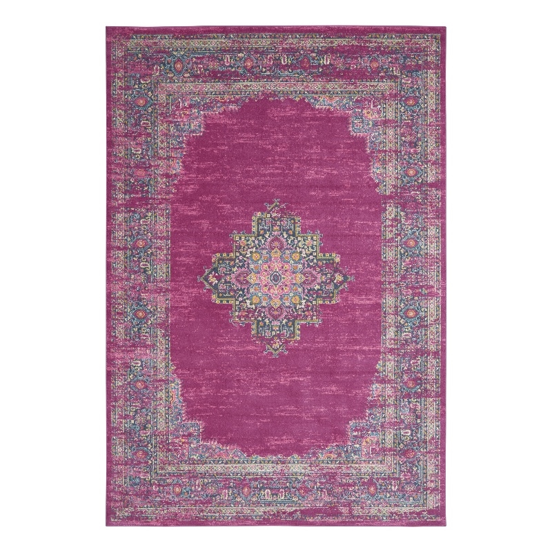 Nourison Passion 9' x 12' Pink Fabric Bohemian Indoor Area Rug