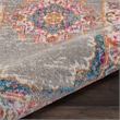 Nourison Passion 9' x 12' Gray Fabric Bohemian Area Rug (9' x 12')
