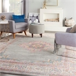 Nourison Passion 9' x 12' Gray Fabric Bohemian Area Rug (9' x 12')