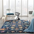 Nourison Passion 5' x 7' Navy and Blue Fabric Bohemian Area Rug (5' x 7')