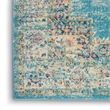 Nourison Passion 7' x 10' Ivory Light Blue Fabric Bohemian Area Rug (7' x 10')