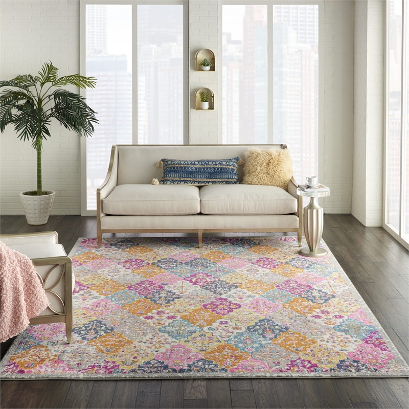 Nourison Passion 8' x 10' Multicolor Bohemian Indoor Rug Polypropylene