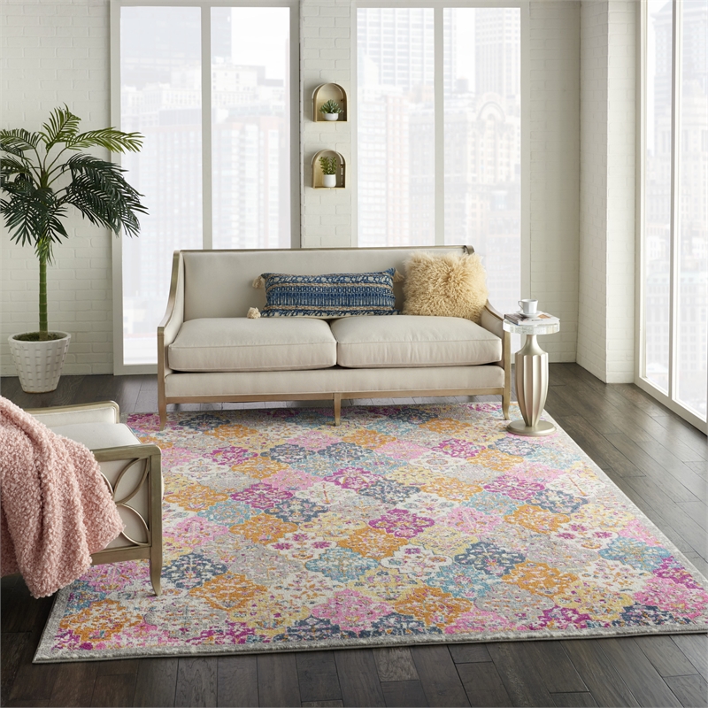 Nourison Passion 8' x 10' Multicolor Bohemian Indoor Rug Polypropylene