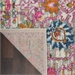 Nourison Passion 9' x 12' Pink and Silver Fabric Bohemian Area Rug (9' x 12')