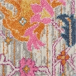 Nourison Passion 9' x 12' Pink and Silver Fabric Bohemian Area Rug (9' x 12')