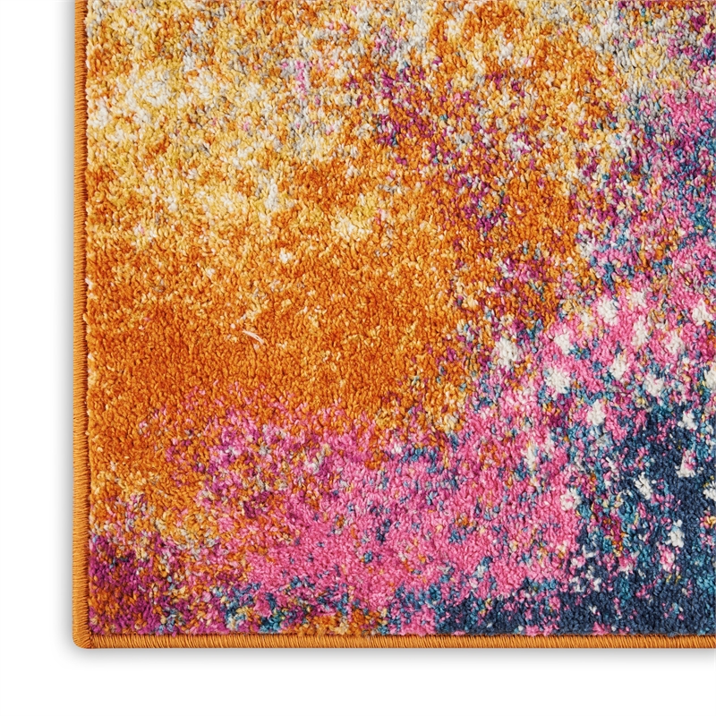 Nourison Passion 9' x 12' Multicolor Fabric Modern Area Rug (9' x 12')