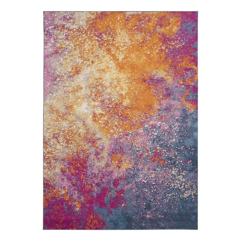 Nourison Passion 9' x 12' Multicolor Fabric Modern Area Rug (9' x 12')