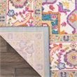 Nourison Passion 9' x 12' Teal Multicolor Fabric Bohemian Area Rug (9' x 12')