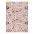 Nourison Passion 5' x 7' Pink and Gray Fabric Bohemian Area Rug (5' x 7')