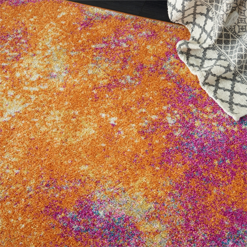 Nourison Passion 5' x 7' Multicolor Fabric Modern Area Rug (5' x 7')