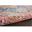 Nourison Passion 5' x 7' Teal Multicolor Fabric Bohemian Area Rug (5' x 7')
