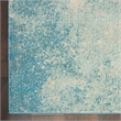 Nourison Passion 7' x 10' Navy Light Blue Fabric Modern Area Rug (7' x 10')