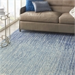 Nourison Passion 8' x 10' Navy/Light Blue Modern Indoor Rug Polypropylene