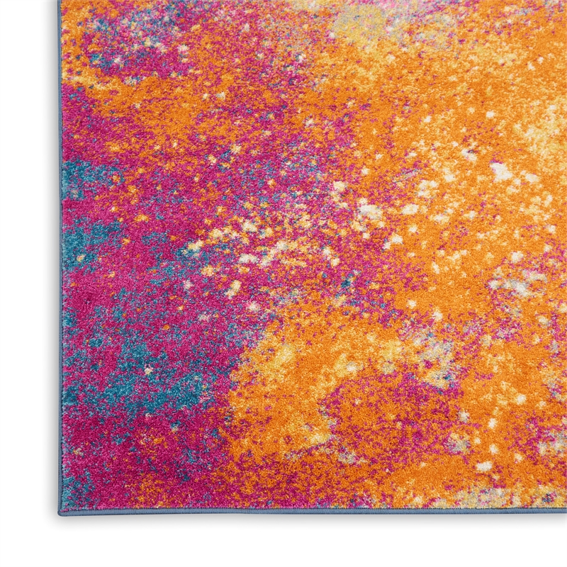 Nourison Passion 7' x 10' Multicolor Fabric Modern Area Rug (7' x 10')