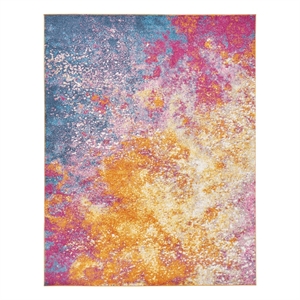 Nourison Passion 7' x 10' Multicolor Fabric Modern Area Rug (7' x 10')
