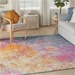 Nourison Passion 8' x Square Multicolor Fabric Modern Area Rug (8' Square)