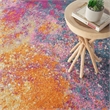 Nourison Passion 8' x Square Multicolor Fabric Modern Area Rug (8' Square)