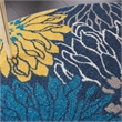 Nourison Passion 8' x Round Blue Fabric Contemporary Area Rug (8' Round)