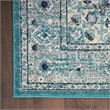 Nourison Passion 8' x 10' Turquoise Gray Fabric Bohemian Area Rug (8' x 10')