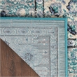 Nourison Passion 8' x 10' Turquoise Gray Fabric Bohemian Area Rug (8' x 10')