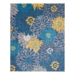 Nourison Passion 8' x 10' Blue Fabric Contemporary Area Rug (8' x 10')