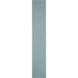 Nourison Positano 10' Runner Aqua Fabric Modern Area Rug (10' Runner)