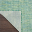 Nourison Positano 6' x 9' Blue Green Fabric Modern Area Rug (6' x 9')