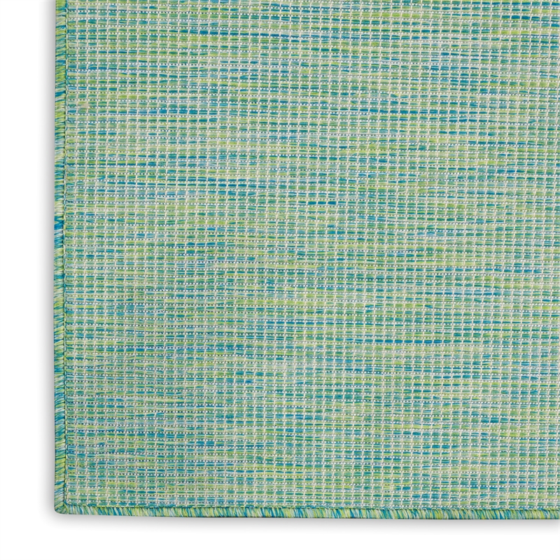 Nourison Positano 6' x 9' Blue Green Fabric Modern Area Rug (6' x 9')