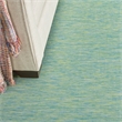 Nourison Positano 6' x 9' Blue Green Fabric Modern Area Rug (6' x 9')