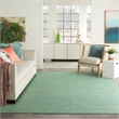 Nourison Positano 6' x 9' Blue Green Fabric Modern Area Rug (6' x 9')